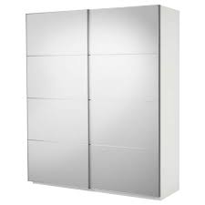 Ikea pax wardrobe mirror doors. Pax Wardrobe With Sliding Doors White Auli Mirror Glass Ikea