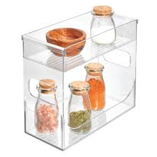 Coș de depozitare idesign cabinet binz, 23,5 x 26 cm. Interdesign Cabinet Binz Spice Rack Clear Buy Online In Burkina Faso At Burkinafaso Desertcart Com Productid 48190812