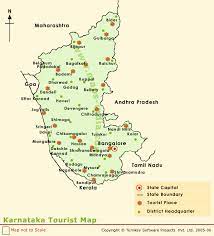Tourist places in karnataka spell allure and sedation. Jungle Maps Map Of Karnataka India