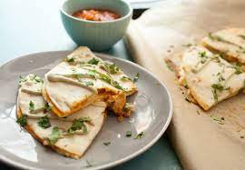 Best Spicy Shrimp Quesadillas Oven Baked Macheesmo Recipe Spicy Shrimp Shrimp Quesadilla Recipe Wholesome Ingredients