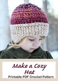 Make A Cozy Hat With Bulky Yarn Crochet Baby Hat Patterns Crochet Hats Crochet Hats Free Pattern