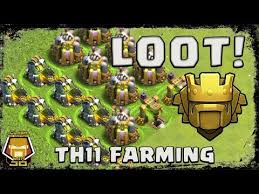 th 11 massive loot in titan league farming guide clash