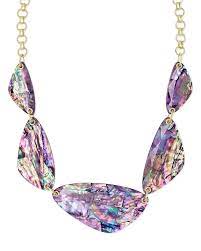 Experienced digital and product merchandiser. Mckenna Gold Statement Necklace In Lilac Abalone Kendra Scott
