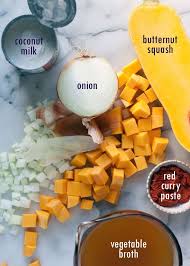 Slow Cooker 5 Ingredient Thai Curry Butternut Squash Soup Recipe Curried Butternut Squash Soup Squash Soup Recipe Butternut Squash Recipes Soup
