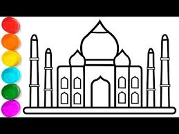 How To Colour Taj Mahal The taj mahal is a white marble mausoleum considered to be one of the historical buildings, located in agra, uttar pradesh, india. how to colour taj mahal