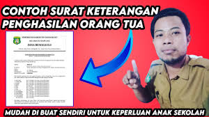 Pemutusan hubungan kerja yang dilakukan dengan alasan sebagaimana dimaksud pada ayat (1) batal demi hukum dan pengusaha wajib mempekerjakan kembali pekerja/buruh. Contoh Cara Membuat Surat Keterangan Penghasilan Orang Tua Surat Surat Desa Youtube
