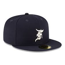 Official New Era Detroit Tigers Mlb Fear Of God Navy 59fifty Fitted Cap B1975 259 New Era Cap Croatia
