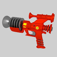 Retrofuturistic Raygun Raygun Retro Futuristic Fantasy Model