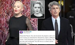 نجمة عالمية تفضح مخرج اغتصبها وهي طفلة دفعني لمشاهدة فيلم إباحي Rose Mcgowan Oscar Wins Grooming