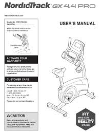 Genuine nordictrack replacement part, sold individually. Nordictrack Gx 4 4 Pro User Manual Pdf Download Manualslib