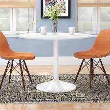 A beautiful home deserves a beautiful dining table where family and friends can get together. Round White Kitchen Dining Tables You Ll Love In 2021 Wayfair