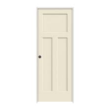 Jeld Wen Craftsman Smooth 3 Panel Solid Core Primed Molded Prehung Interior Door Thdjw137100056 At Prehung Interior Doors Doors Interior Craftsman Style Doors