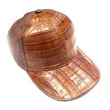 All Over Brown Handmade Crocodile Ostrich Quill Strapback Hat Strapback Hats Hats All Over Brown