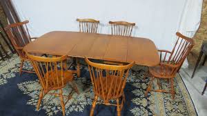 Dining room tables for sale on 1stdibs. Heywood Wakefield Dining Room Set Maple Windsor Farmhouse Heywood Wakefield Dining Dining Dining Room Set