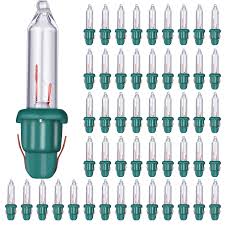 Exterior light replacement bulbs by sylvania®. Christmas Clear Replacement Mini Light Bulbs Incandescent Light Bulbs 2 5 V Mini Glass Lights With Green Base 0 17 Ampere 0 425 Watt 50 Pieces Buy Online In Barbados At Barbados Desertcart Com Productid 165359270