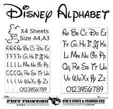 There are a to z & 0 to 9 mats i.e. Disney Alphabet Aufkleber Handwerk Wandbild A Z 0 9 X 4 Blatt Zuhause A4 A3 Eur 3 51 Picclick De