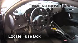 There is a plastic clip (a) in the cover on the left side of the instrument panel, which can be used to remove the fuses. Interior Fuse Box Location 2008 2015 Audi Tt Quattro 2008 Audi Tt Quattro 3 2l V6 Coupe