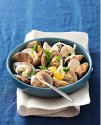 Praires Mariniere Au Citron Confit Recette Recettes Poissons Et Fruits De Mer Recettes De Cuisine Recette Saumonette