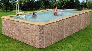piscine habillage decor pierre habillage piscine hors sol amenagement piscine design petite piscine