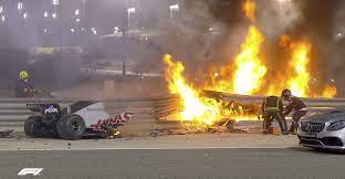 Formula one driver romain grosjean was trapped in a burning car after it sliced in half and exploded into a fireball, following a crash on the first lap of the bahrain grand prix on sunday. This F1 Crash Wasn T Supposed To Happen Designnews Com
