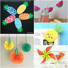 Looking for beach themed crafts and activities for your kids? Easy Summer Crafts For Kids 100 Arts And Crafts Ideas For All Ages I Heart Crafty Things