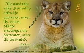 No quotes approved yet for cougar. Elie Wiesel Quote Protective Mothers Alliance International