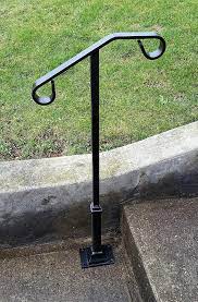 Or choose trex composite post sleeves, caps and skirts for steps 1, 2a & 2b, and then continue on to step 3. Standard Single Post Flat Bar Top Hand Rail 1 Or 2 Step Railing For Stairs Steel Handrail With Hardware Super Sturdy Handcrafted Usa In 2021 Step Railing Steel Handrail Stairs Outdoor
