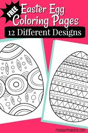 These free, printable easter coloring pages include all your favorite easter images like easter bunnies, eggs, chicks, lambs, flowers, and more. Printable Easter Egg Coloring Pages Easter Egg Coloring Pages Coloring Eggs Coloring Easter Eggs