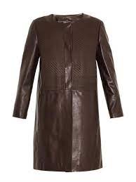 Magda Coat Weekend Max Mara Matchesfashion Com Coat Leather Coat Leather Jacket