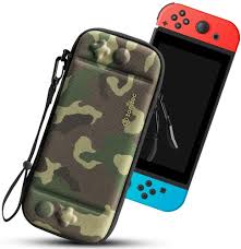 This case also includes 2 red transparent game card cases, which hold 4 nintendo switch game cards. Amazon Com Tomtoc Carry Case For Nintendo Switch Ultra Slim Hard Shell With 10 Game Cartridges Protective Carrying Case For Travel With Original Patent And Military Level Protection Camouflage Video Games