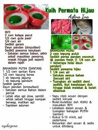 1) 1 cawan kacang hijau (rendam untuk lapisan putih : Kuih Permata Hijau Savory Dessert Traditional Cakes Cooking Recipes