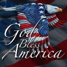 America God Bless America I Love America American Flag
