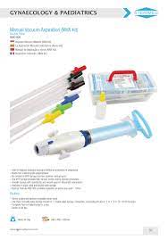 Manual Vacuum Aspiration Mva Kit Vacuum Foley Catheter Manual