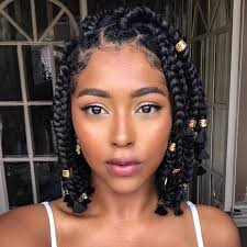 10 Braided Protective Styles To Wear This Summer Voice Of Hair Short Box Braids Hairstyles Short Box Braids Bob Braids Hairstyles
