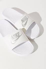 Black And White Nike Slides Womens Nike Benassi Jdi Slide Click The Link To Shop Urbanoutfitters Wildfoxcouture Anthropologie Autumn Fashion Topsho Nike Slippers Nike Slides Nike Benassi