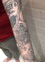 28 Ideas Tattoo Sleeve Ideas Quotes Harry Potter For 2019 Sleeve Tattoos Harry Potter Tattoo Sleeve Harry Potter Tattoos
