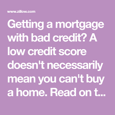 Can I Buy A House With Bad Credit Zillow Bad Credit Credit Score Credits