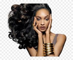Beautiful blue black hair color is a timeless tint for women who want to add a little flair to their appearance. Hair Model Png Beauty Black Woman Png Clipart 15481 Pikpng