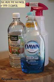 The Best Homemade Shower And Tub Cleaner Bargainbriana Recipe Tub Cleaner Cleaning Cleaning Hacks