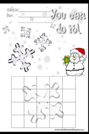 Christmas Behavior Charts To Print Printable December