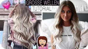 Dann ist dieser locken trick genau richtig. Grosse Locken Wellen Hair Tutorial So Klappt Es Mit Dem Lockenstab Anajohnson Youtube