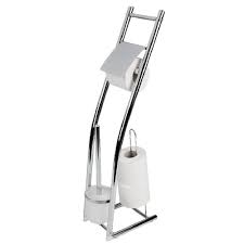 Serviteur Papier Wc Avec Brosse Gris Papier Wc Accessoires Salle De Bain Wc Decoration