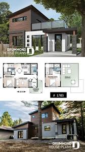 Modern house plans boast designs that include modern house exteriors and modern home interior design. 180 Modern House Plans Contemporary Home Designs Ideas Drummond House Plans Modern House Plans House Plans