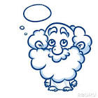 Naklejka Charakter dziadek broda cartoon ilustracja obrazu na ...