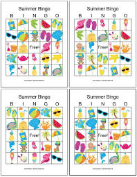Improve your bingo skills & win mega bonus. Free Printable Summer Bingo Low Prep Boredom Buster The Artisan Life