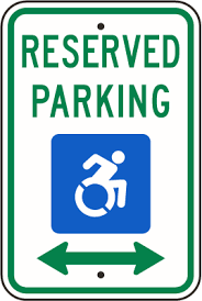 Black And White Arrow Road Sign Meaning Accessibility Symbol Reserved Parking Sign Double Arrow T4601 Reserved Parking Signs Parking Signs Signs