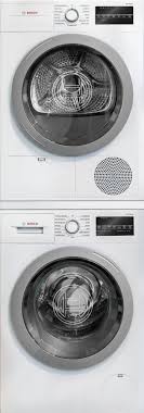 The type of washer and dryer you get will depend largely on the space in your home. Bosch Bowadreuc3 Stacked Washer Dryer Set With Front Load Washer And Electric Dryer In White