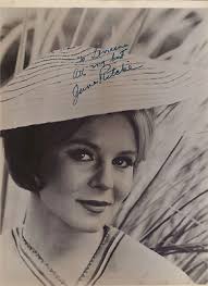 BRITISH ACTRESS JUNE RITCHIE ,RARE HAND SIGNED PHOTO.