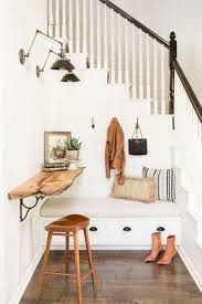 They're guaranteed to work with your interior, as they're custom made to fit it, and they give the entryway a more cohesive feeling. Home Decor Entryway Scandinavian Style Entrway With Natural Wood And Built In Bench Read More Home Decor Home Interior