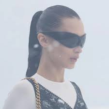 RARE NEW Balenciaga Skin Cat BB0252S Black Sunglasses $685